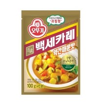 오뚜기 백세 카레 약간매운맛, 60g, 18개