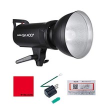 Godox SK400II 스튜디오 스트로보 플래시 [일본 정규 대리점1년 보증일본어 설명서 첨부2.4G 무선 X시스템GN655600±200K150W400Ws크로스 첨부]