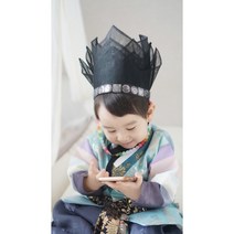 아기 양반갓 - 비단갓