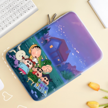 18종 파우치 갤럭시탭파우치 캐릭터 10-15인치 짱구 귀여운 아이패드파우치 방수, S, 11인치