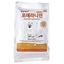건강백서 포메 라니언 애견사료, 연어, 2kg, 1개
