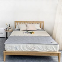 2021년형 카보니 면 숯 발열매트 싱글 1인용 건강매트 탄소매트, 극세사(그레이)