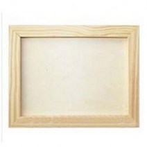 사각나무액자Ａ형 18 x 14cm(반제품)/263452/액자/만들기재료