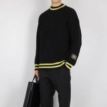 MSGM [명품]엠에스지엠 23FW 칼리지 패치 크루넥 스..