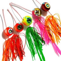 ust 아싸낚시- 유동식타이라바 써클완제품 참돔 부시리 루어 하드베이트, 옐로우그린완제품50g