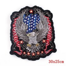 할리데이비슨 패치 용품 악세사리 prajna big biker punk 오토바이 패치 독수리 발 live to ride embroidered patchs on jacket, 앤티크 실버