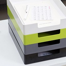 A4 종이 이면지 넣기 보관함 사무실 매장 정리 수납함 개업 선물, 화이트