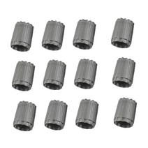 12 개 나일론 TPMS 타이어 밸브 스템 캡 커버 키트 그레이 자동차 트럭 오토바이 밀봉 8.8mm 직경, 한개옵션0