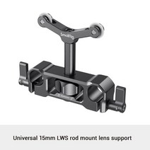 SmallRig-범용 15mm LWS 로드 마운트 렌즈 지지대 73-108mm Dslr 카메라 렌즈 브래킷 지지대 15mm 로드, 03 lens support 3