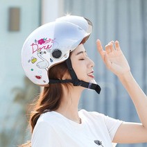 YEMA 여름 남성 여성 하프 할리 사계절 헬멧, N