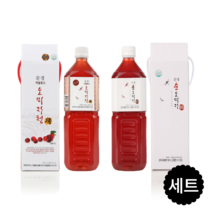 문경몰 문경 자일로스 오미자청 1병 + 무설탕 순오미자 1병 총 2병 선물세트, 1l