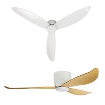 포유라이팅 BLDC 실링팬 화이트 천장 대형 선풍기 52인치 리모컨 포함, 52인치실링팬 화이트+우드날개