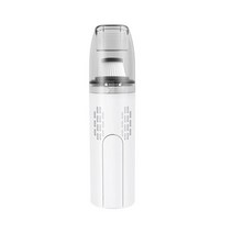 120W 4800Pa 휴용 접이식 자동차 핸드 헬드 진공 청소기 홈 무선 충전 미니 먼지 포수 강력 사이클론 흡입, 01 white