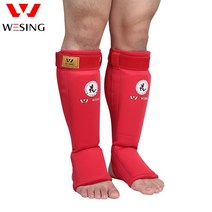 격투 보호대 복싱 권투 정강이 보호 무에타이 복싱 정강이 가드 승인, 빨간색, m, 01 red_02 M
