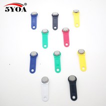 휴대용 전자키 복사기 1개/몫 새로운 도착 iButton 복사 카드 RFID 키 체인 링, 05 Black