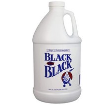 Chris Christensen 애완동물 샴푸 473.2ml(16온스) 블랙 온 컬러 리바이탈라이징 전문가처럼 손질 코트 복원 염료 없음 최대 4주 지속 미국 제조 498, Half Gallon