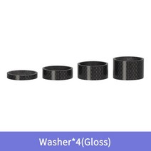 카본 스템 스페이서 MTB 도로 자전거 헤드셋 5/10/15/20MM 탄소 섬유 와셔 1-1/8 quot28.6mm 프론트 포크 조정 부품, [02] Gloss