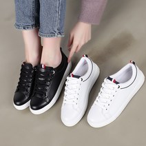 더예뻐 삼선 스니커즈 단화 여성스니커즈 데일리운동화 3cm