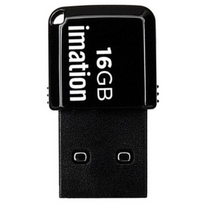 이메이션 2in1 미니 플래쉬 드라이브, 혼합색상, 1개, 16GB