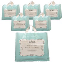 옷가게 비닐쇼핑백 50매 묶음 웨딩 민트