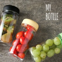 국산 BOTTLE 마이 보틀 친환경 물병 350ml 500ml, 블루(무지)