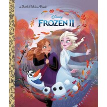 Frozen 2 Little 골드en 북 하드cover