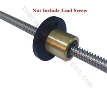 델린 POM TR8 백래시 방지 너트 T8 제거 갭 F/ DLP/SLA 3D 프린터 리드: 1mm 2 4 8 2 세트, 12mm lead