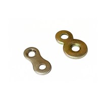 8자 연결 철물 고리 천연색 은백, 연결철물-브라켓-8자소(도매)