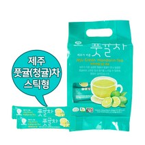 제주 풋귤을 그대로 갈아서 만든 청귤 풋귤차 스틱, 풋귤차스틱750g