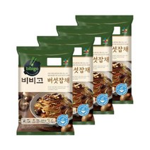 비비고 리뉴얼 버섯잡채 590g x4개 (냉동), 비비고 리뉴얼 버섯잡채 590g x4