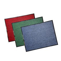 대형매장 바닥밀착 이중조직 흙털이 120x100 출입구매트 레스토랑 계단입구 업소, 레드