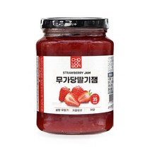 초록원 무가당 딸기잼 480G 효도 선물, 2병