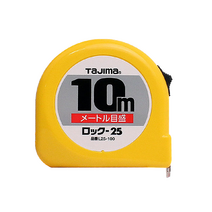 타지마 자동 줄자 L25-100BL 자동양면줄자 양면줄자 10m 락 측정공구 TAJIMA 카리스툴, 1개