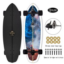 야외 스포츠 대형 피쉬보드 스케이트보드 메이플 서핑 랜드 스케이트보드 데크 크루저 서핑 스케이트 보드 완벽한 스케이트 보드 82cm, 7.black