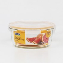 글라스락 라인 원형 유리밀폐용기 반찬용기 반찬통 전자레인지사용가능 410ml 730ml 950ml 2050ml