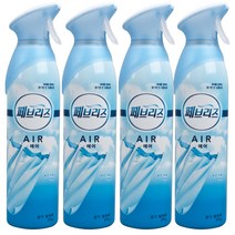 페브리즈 에어 맑은하늘바람향 실내 탈취제 본품, 275ml, 4개