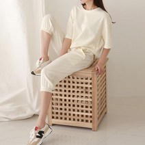 elco 베기바지 한벌 세트 여자 비비드 칼라 단체복 엠티복 pro