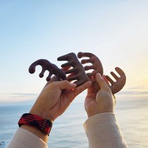 (3+1)비히트 두피 우드 괄사 마사지 림프순환 마사지기 얼굴 나무, A 라운딩 빗괄사