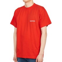 발렌시아가 [발렌시아가] 로고 612965 TMVF4 3168 공용 반팔티셔츠 미디엄핏