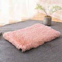 펫러그 강아지 고양이 러그세탁 가능한 개 침대 매트 긴 플러시 부드러운 애완 동물 수면 담요 따뜻한 고양, 02 분홍색_01 30x46