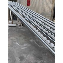 컨베어 콘베이어 컨베이어 벨트 롤러 무동력 상하차, 30cm 너비의 바퀴 3열 섹션 2m, 1개