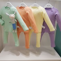 아가방 초특가 봄 베이비페어! 상큼 슬림 얇아 골지 후라이스 내의 상하세트! 실내복답지 않는 컬러감 어쩔거야 슬림쫀쫀 유아 상하복! 잠깐 슬리퍼존 외출 괜춘 상하복
