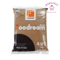 푸드림 흑설탕 1kg 삼온당 매실 과일청 설탕, 갈색설탕1kg