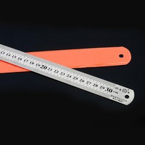 cm inch 스텐 제도 양면 쇠자 30cm 스탠자 스텐자 스테인리스