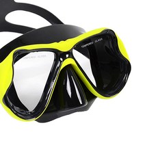 스쿠버 다이빙 스노클링 수영 마스크 기어 세트 파란색, 05=Black