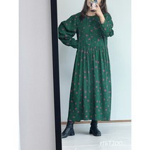 [해이주] 스몰장미 원피스