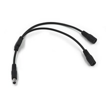 DC전원 암컷 2분배 케이블 5.5x2.1mm 아답터 연장 DIY M/2F 전선 5A, AN060. DC전원 분배 케이블 M x 2F