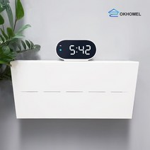벽콘센트가리개 셋탑박스거치대 공유기숨기기 사운드바거치대 콘센트커버 덮개 콘솔박스, 콘솔박스 시크블랙, 대형 65cm
