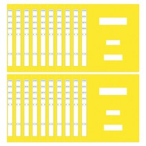 미령문구 A4사이즈 대용량 종이정부화일 4가지 색상 20개입, 대용량 종이정부 노랑 20개입