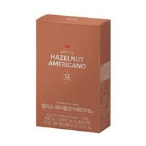 할리스 아메리카노 헤이즐넛 5g x 12T, 1, 단품, 본상품선택